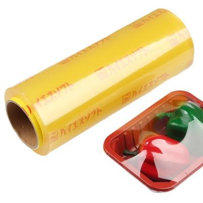 China 6kg Moisture Proof Customized Disposable Food-Contact PVC Cling Fresh Film Wrap Best Clings Film Food Grade for sale