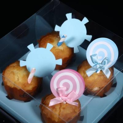 China food & Beverage Packaging Cupcake Box Wedding Dessert Pastry Baking Cake Gift Box for sale