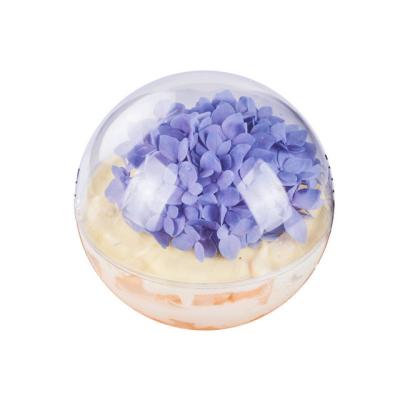 China Food Clear Clear Plastic Foam Ball Plastic Transparent Salad Ball for sale