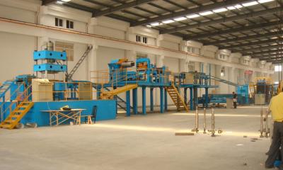 China High Efficiency PU Sandwich Panel Machine Polyurethane Sandwich Panel Line for sale