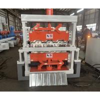 China Double Deck Floor Roll Forming Machine 1.2mm B Composite Metal 28 Stations for sale