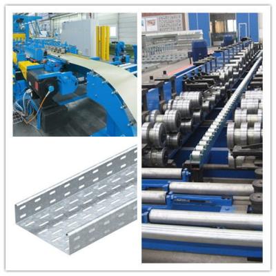 China Galvanized Steel Cable Tray Roll Forming Production Line Machine 1.0 - 2.5mm for sale