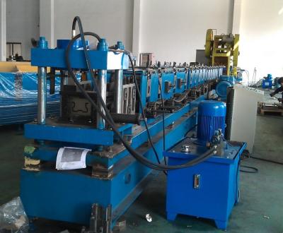 China PLC Control Rack Roll Forming Machine Upright Shelf Making Equipment for sale