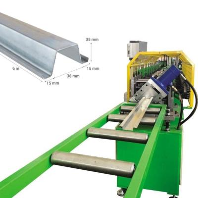 China Ceiling Framing System Truss Roll Forming Machine 0.8mm Omega Roof Batten 12m/Min for sale