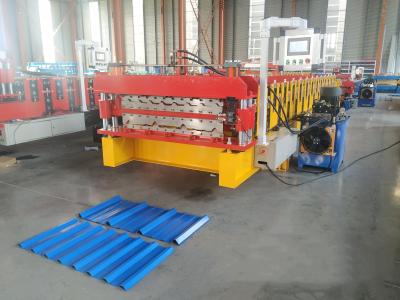 China Double Layer Roof Panel Wall Panel Roll Forming Machine 0.3-0.8mm Galvanized Steel for sale