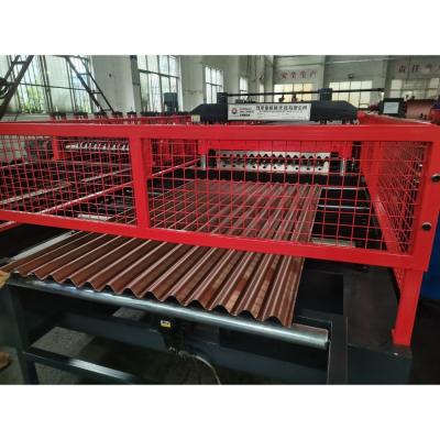 China Usa Market 30m/Min 26 Gauge Aluzinc Steel Corrugated Roof Roll Forming Machine Fully Automatically for sale