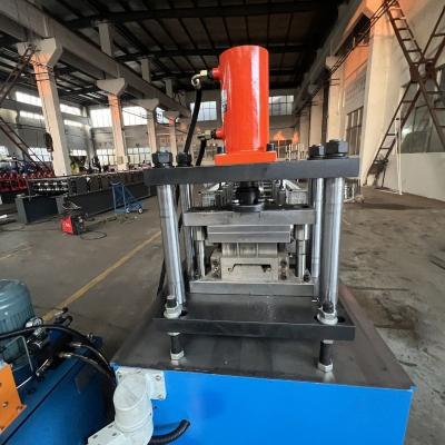 China 15m/Min Galvanized Metal Rolling Shutter Door Roll Forming Machine With Ribs for sale