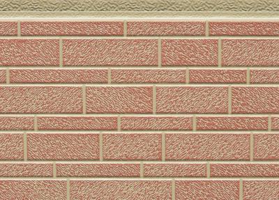 China Decorative Insulated Pu Foam Sandwich Panel Brick Type Eco - Friendly for sale