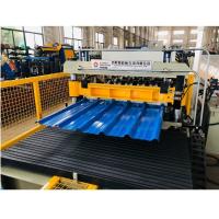 China 40m/Min High Speed Trapezoidal Or Golfdakbroodje die Machine vormen Te koop