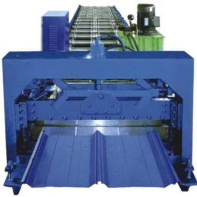 China Color Steel 760mm Width Boltless Joint Hidden Roof Panel Roll Forming Machine for sale