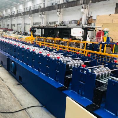 China 0.8mm Aluminum Ceiling Wall Panel Roll Forming Machine With Plc Control System for sale