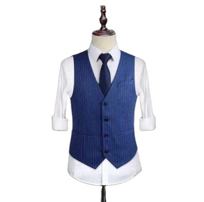 China 68% Polyester Anti-Static 29% Rayon 3% Spandex Comfortable And Breathable V-Neck Fashion Sleeveless Casual Vest for sale