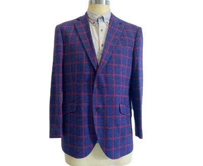 China Comfortable private label textured and textured slim style casual blazers for sale