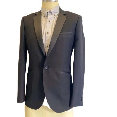 China 100% Polyester Slim Fit Suit Wrinkle Resistant Non-Wrinkle Resistant Polyester Elegant Blazer Suit for sale