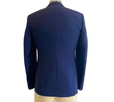 China Wrinkle Resistant Luxury Long Sleeve Double Protection Placket Suit Blazer for sale