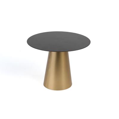 China K&B wholesale modern side table living room metal round metal side table modern gold home coffee table for sale