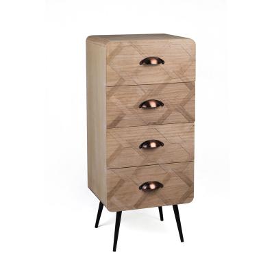 China NEW K&B new design hotsale chest of drawers cabinet wood furniture in living room for sale