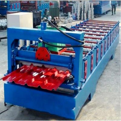 China Factory Portable Metal Tile Making Machine Maker Colored Steel Roof Tile Making Machine Metal Roofing Rolling Machine for sale