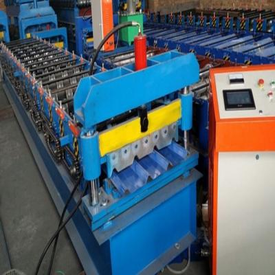 China Building Material Shops Automatic Roof Sheet Building Machine Colored Roof Cold Forming Equipment Steel Ibr Corrugated Roofing Forming Machine for sale