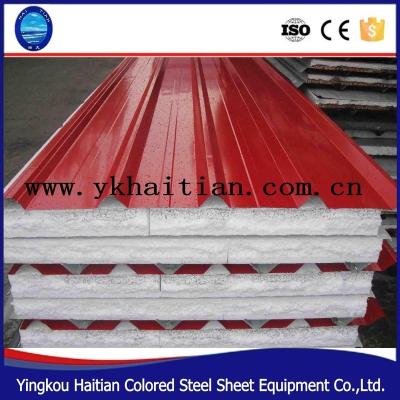 China Steel Fabricated House EPS Sandwich Panel Used Insulated Sandwich Panel for sale