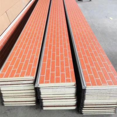 China Eco Friendly Color Metal Sandwich Panel Price Board Insulated Interior PU Metal Wall Sandwich Panel for sale