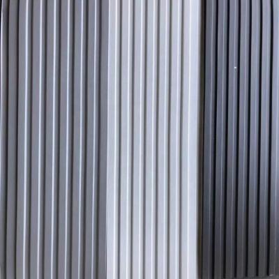 China Decorative Light Metal Grain Exterior Wall PU Wood Sandwich Panel Eco-Friendly For External Wall Panel for sale