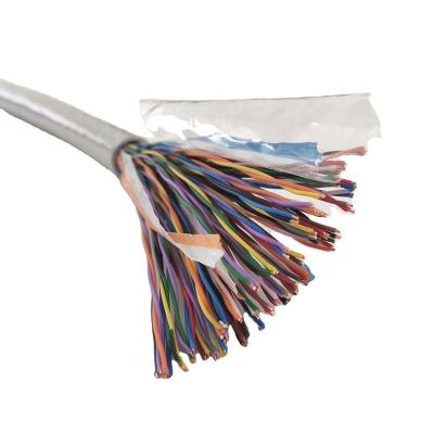 China Flexible computer networks power cable 0.4 conductor 0.4 CU 30 pair indoor upt cat3 cable communication cables for sale