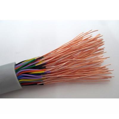 China Hot Sale Communication Cable Lan Cable 10/16/20/25/30/50/100 Pair Telecommunication Fiber Optic Cable HSYV-2 for sale