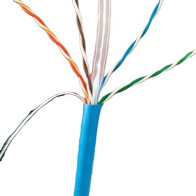 China Networking Conductor 0.55 CCA/CU/CCC New CAT 6 UTP/FTP/SFTP Quality Indoor Wired Network Cable 305m for sale