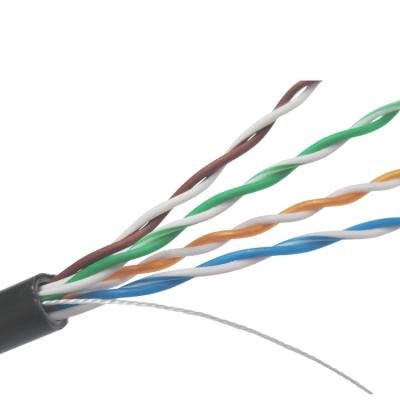 China YINGXIN Oxygen Free Copper 305m 4 Pair 24AWG Cat5e UTP Bare Copper PVC Network Cable Insulated Flexible Electrical Cable for sale