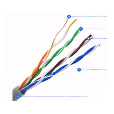 China Telecommunication Manufacture 300m Cat5 UTP Communication Cable Network Pure Copper Unshielded Finished Cable for sale