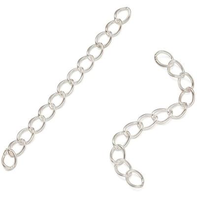 China Widely Use Metal Ball Chain Iron Silver Twist Chain Jewelry Twist Chain for sale