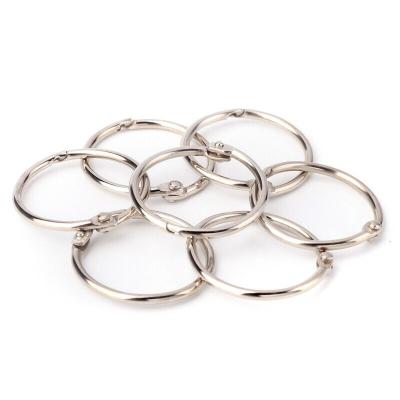 China For Book Binding Office Binding Ring Iron Metal Wire Book Binding Rings Grebiche for sale