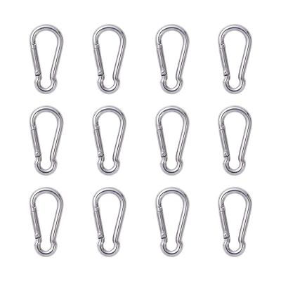 China For Climbing And Hanging Things 50mm Steel Gourd Shaped Spring Hook Iron Acrylic Spring Hook for sale