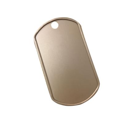 China Colored Thin 50mm China Foil Dog Tag With Roll Edge for sale