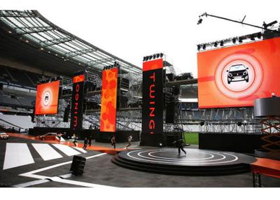 China IP65 Outdoor Event Stage LED Display , Backdrop Screen For Stage Adjustable Brightness for sale