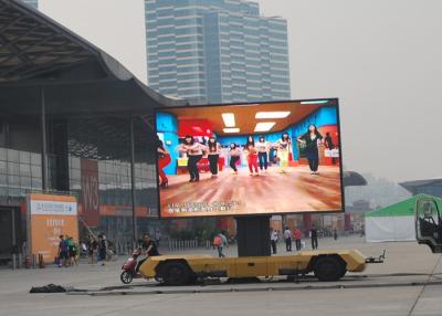 China Weather Proof Outdoor LED Mobile Billboard , Truck Mobile LED Display Vivid Image for sale