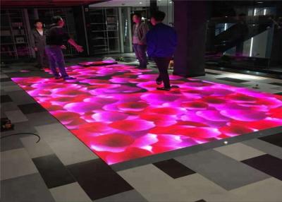 China Aluminum / Steel Mobile LED Dance Floor Durable Good Heat Dissipation for sale