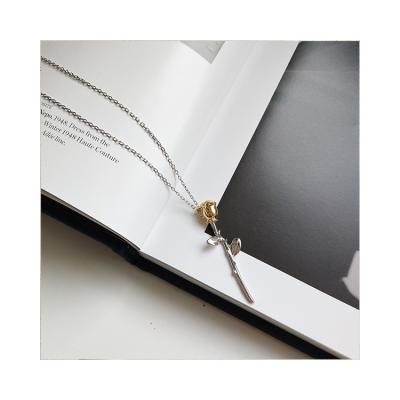 China FASHIONABLE Hot Selling Good Quality Rose Factory Display Women Necklace 18k Gold for sale