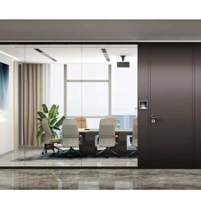 China Modern Cheap Metal Frame Compartment Workstation Office Prices FlexSpace Glass Wall Office Soundproof Partition for sale