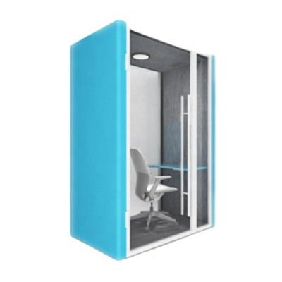 China FlexSpace 4 Person Privacy Work Office Telephone Call Booth XL Highly Demoutable Mobile Large Size Leisure Reception Meeting Pod Soundproof Booth for sale