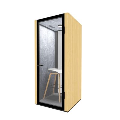 China FlexSpace Highly Demoutable Mobile Sound Proof Office Phone Booth , Desk Pod For Open Office Coworking Space for sale