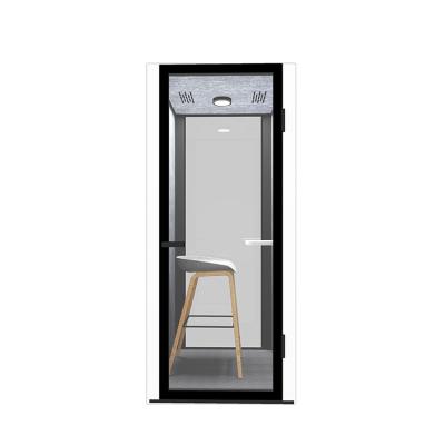 China FlexSpace Highly Demoutable Modular Acoustic Office Wall Mounted Phone Booth For Work Phone Booth With Modern Design for sale