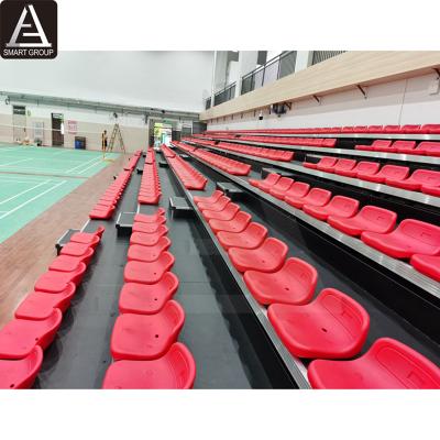 China High Quality Basketball Bleacher Telescopic Backrest Portable Stadium Bleachers Stand for sale