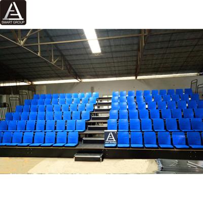 China Stadium Indoor Sports Entertainment Event Stadium Bleachers Telescopic Folding Chair for sale