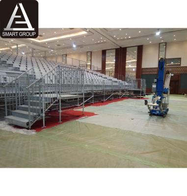 China Sports / Playground / Indonesia 12 Rows Concert / Event Stadium Grandstand Seating For Indoor Event Temporary Spectacular Steel Grandstand for sale