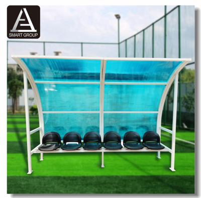 China Sports/Popular Outdoor Playground/Soccer Field Replacement Bench,Referee Rest Bench,Reservation Bench Booth For Players for sale