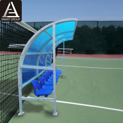 China Sports / Playground / Soccer Field Team Shelter Football Training Equipment Stadium Seats Recline Chair for sale