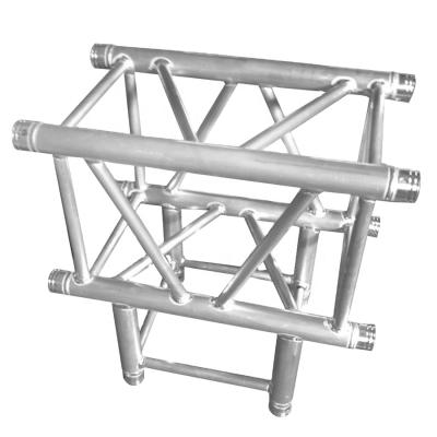 China Aluminum Alloy 6061-T6 290mm 3 Way T-INTERSECTION For Aluminum Truss Pin Truss Display for sale