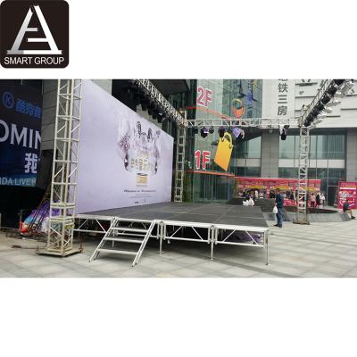 China Durable Mobile Concert Folding Adjustable Non-slip Portable Aluminum Stage Platform for sale